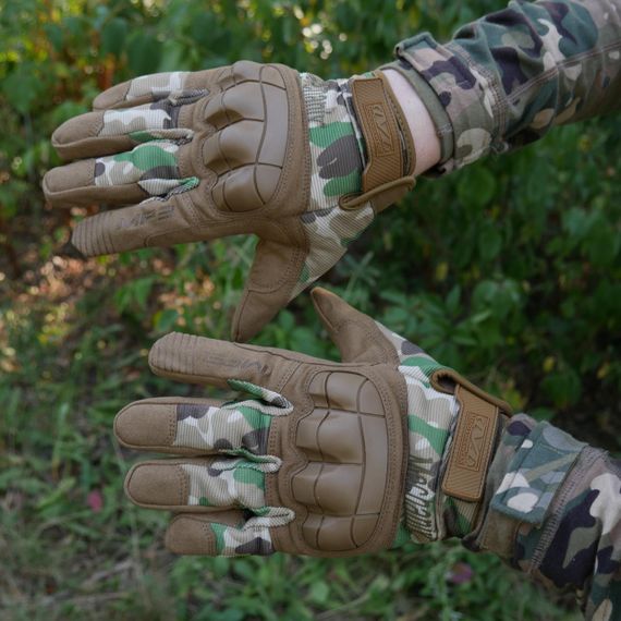 Рукавиці тактичні Mechanix M-Pact 3 з кісточками Мультикам | Зображення 4