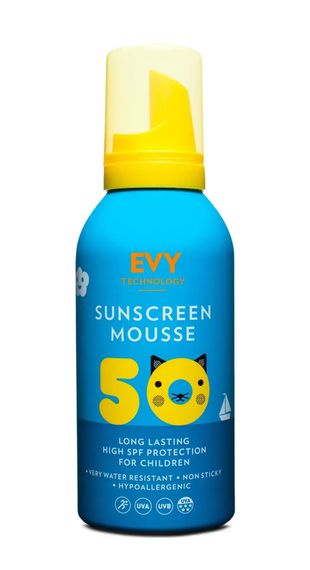 Сонцезахисний мус для дітей та немовлят EVY Technology Sunscreen Mousse SPF50 (150 ml)