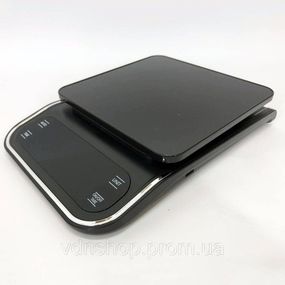 Кухонні ваги з дисплеєм ваги X-1, 5кг, Ваги побутові кухонні з вимірюванням об'єму MA-51