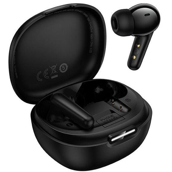 Бездротові TWS навушники Hoco EQ100 Intelligent AI translation (App) Black | Зображення 3