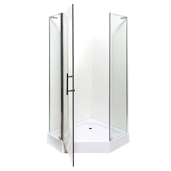 Душова кабіна INSANA Ethna Clear P91 з розмірами 90x90x200 і мілким піддоном | Зображення 1