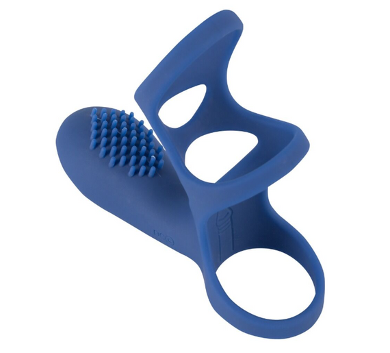 Насадка с вибрацией Rechargeable Couple Sleeve Sex Aura | Зображення 2