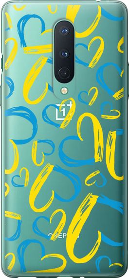 Чехол на OnePlus 8 Сердца UA "5292u-1902-17620"