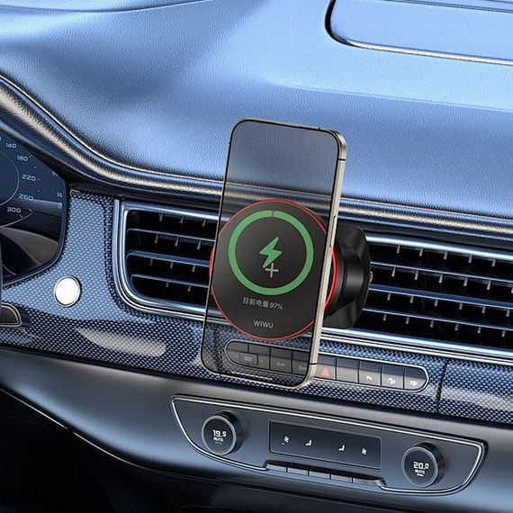 Автотримач з БЗП WIWU CH-316 Black | Зображення 5