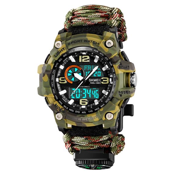 Чоловічий годинник Skmei 1283NCMAG Camo Green | Зображення 1