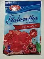 Желе (галаретка) зі смаком вишні Galaretka Emix, в пакетиках 70 г, Польща, оригінал