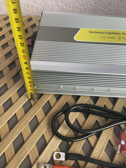 Инвертор преобразователь 1000Вт 12V на 220V (чистый синусоид) с функцией зарядки АКБ | Зображення 7