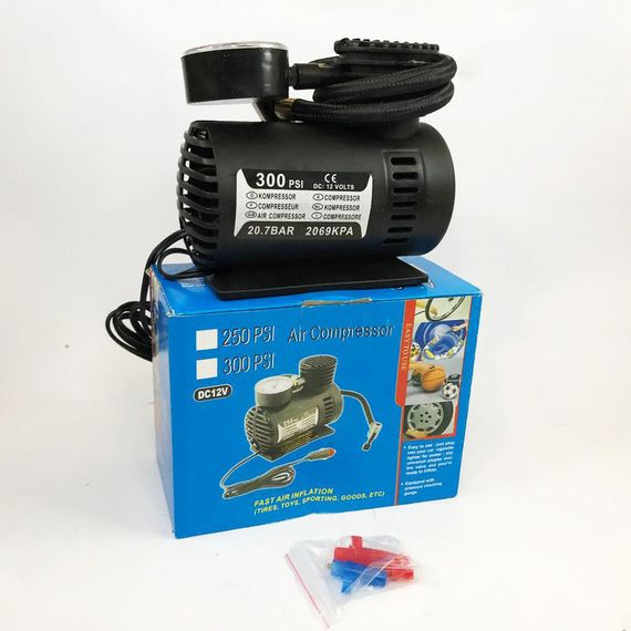 Компрессор подкачки шин, Компрессорный насос, Насос автомобильный для шин 12в ZK-977 в прикуриватель | Зображення 5