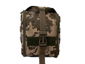 Аптечка тактична військова швидкого знімання Піксель на MOLLE GEN 5