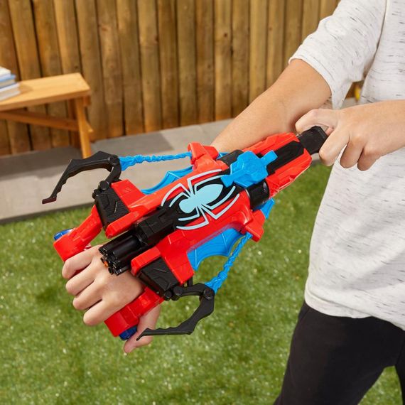 Бластер Людини Павука з дротиками та водою Nerf Marvel Spider-Man Strike 'N Splash Hasbro | Зображення 6