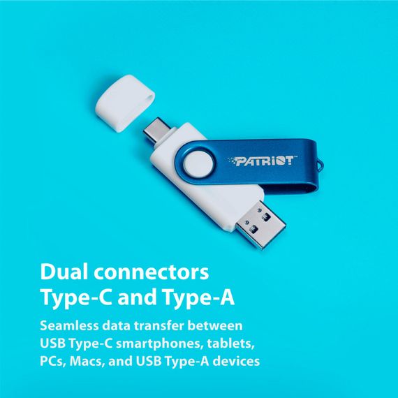 USB флеш накопичувач Patriot 64GB Xporter X550 USB 3.2/Type-C (PS64GX550AAD) | Зображення 5
