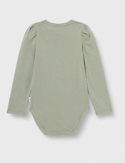 Дитяче боді для новонародженої дівчинки Green Cotton 74 см Оливковий (25111208) | Зображення 3