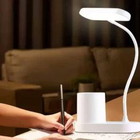 Лампа настільна з підставкою для ручок DIGAD 1951 Біла