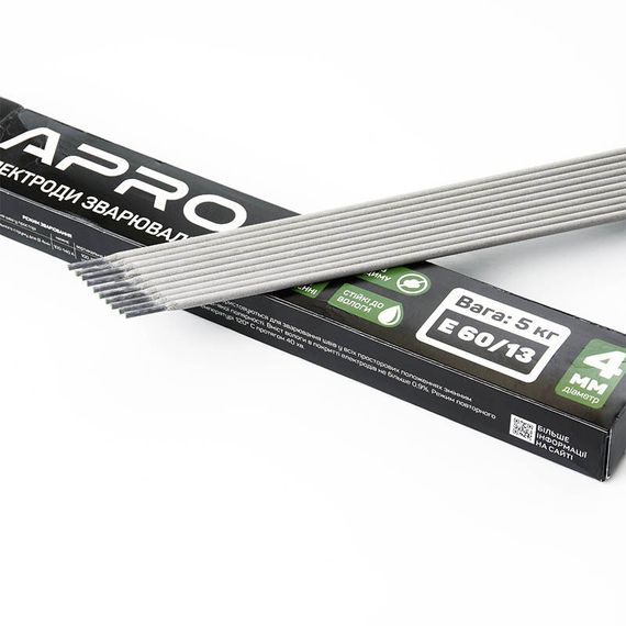 Електроди зварювальні Е 60/13 5 кг 4 мм APRO 6999091 | Зображення 2