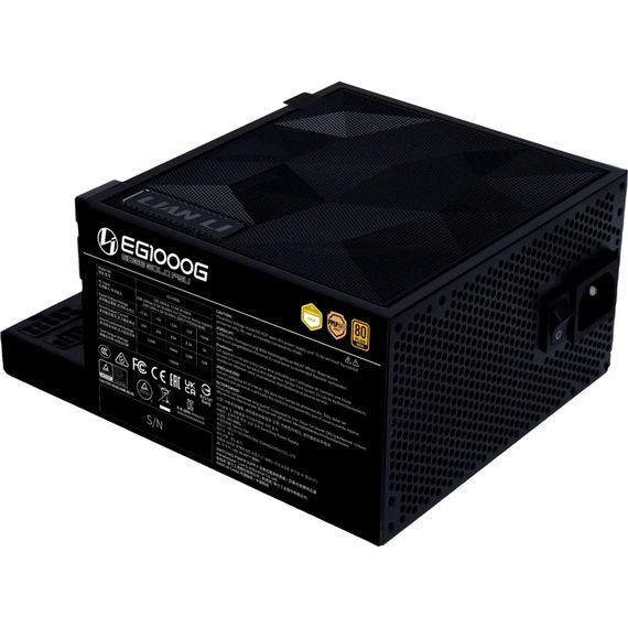 Блок живлення Lian Li 1000W EDGE GOLD Black (G9P.EG1000G.BH00.EU) | Зображення 2