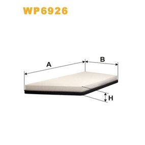 Фильтр салона Wixfiltron WP6926