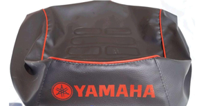 Чохол сидіння  на скутер Yamaha JOG SA 01/04/08/12 (Кожвініл, кант, напис YAMAHA)