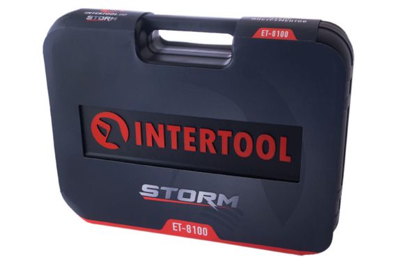 Набор инструмента Intertool - 1/4" x 1/2" 100 ед. Storm (ET-8100) | Зображення 5
