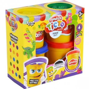 Детское тесто для лепки Master Do  8106DT, 4 баночки