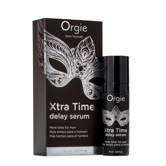 Сыворотка-пролонгатор Orgie Xtra Time Delay Serum, 15 мл, без анестетиков, на силиконовой основе Sex Aura