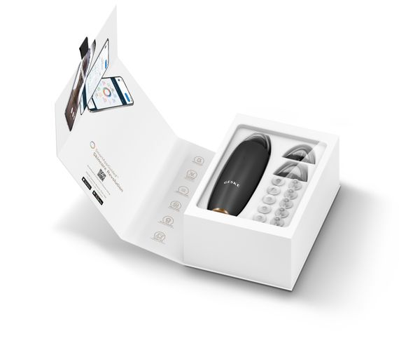 Мікродермабразійний пристрій для видалення чорних цяток GESKE MicroDermabrasion Blackhead Remover 7в1 gray | Зображення 8