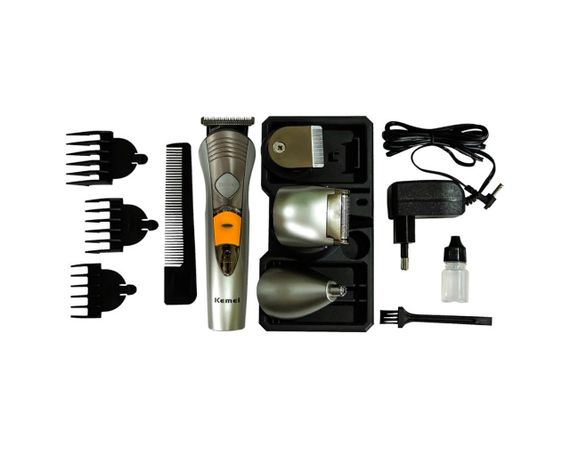 Универсальный мужской триммер для бороды усов носа и тела Kemei А 580 7в1 машинка для стрижки