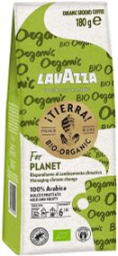 Кава мелена Lavazza Tierra Bio Organic 180г Арабіка Лавацца з насиченим смаком