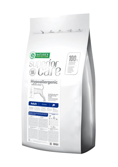 Корм Nature's Protection Superior Care Hypoallergenic Grain Free Adult All Breeds сухий гіпоалергенний для дорослих собак 10 кг