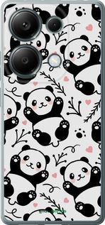 Чохол на Xiaomi Poco M6 Pro Панди "4318u-3452-2448"