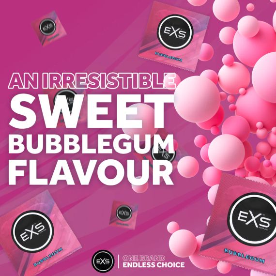 Презерватив - EXS Bubblegum Flavour Condom, 1 шт. | Зображення 1