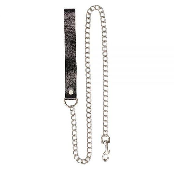 Поводок Leather Leash, Black Sex Aura