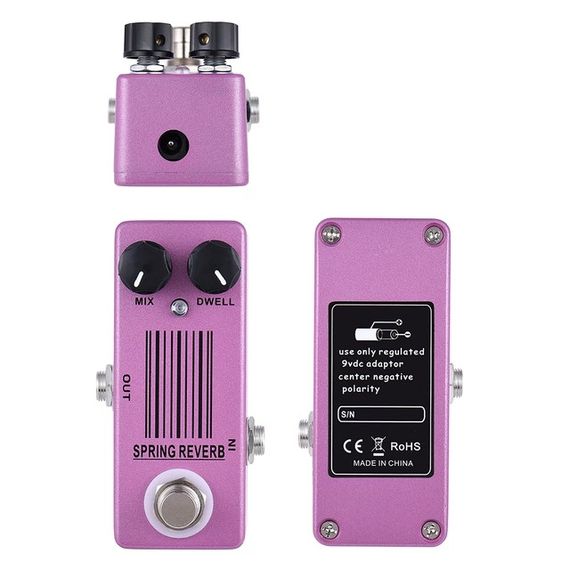 Гитарная педаль эффектов реверберации Mosky MP-51 reverb для электрогитары | Зображення 4