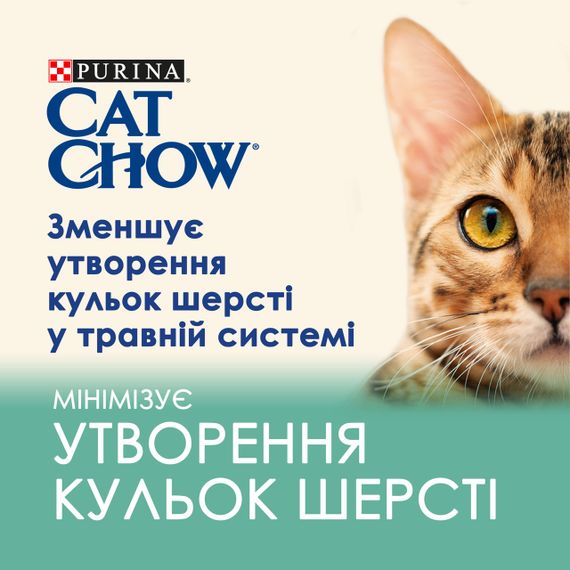 Влажный корм для котов для вывода шерсти Cat Chow Hairball 85 гр | Зображення 1