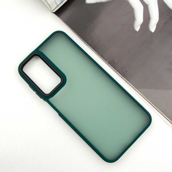 Чехол TPU+PC Lyon Frosted для Samsung Galaxy A05s Green | Зображення 1