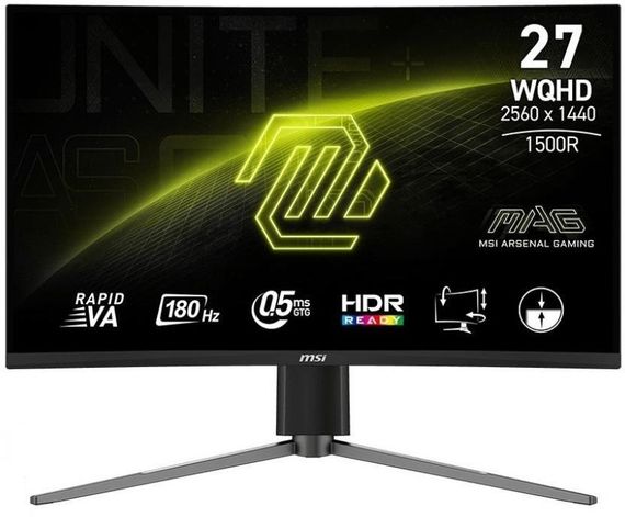 Монітор MSI 27&quot; MAG 27CQ6PF 2xHDMI 9S6-3CD94M-028