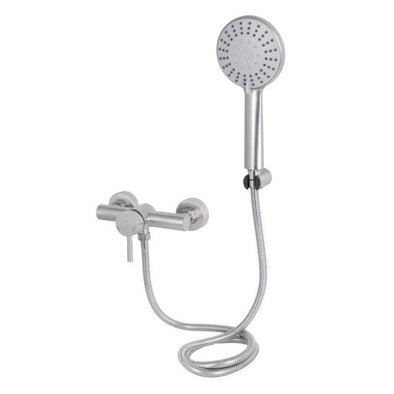 Смеситель для душа Lidz Aria 010 (с душевым гарнитуром) (k35) LDARI010NKS43361 Nickel | Зображення 2
