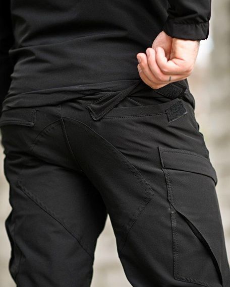 Еластичний тактичний костюм agony чорний НП4880 | Зображення 6