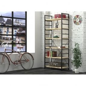 Стеллаж офисный Loft Design L-190 new дуб борас