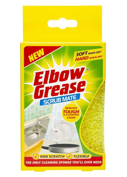 Губка для чистки Elbow Grease Scrub Mate желтая 1 шт