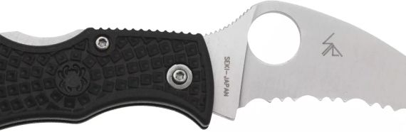 Ніж Spyderco Manbug Hawkbill VG-10 Serrated FRN Black | Зображення 2