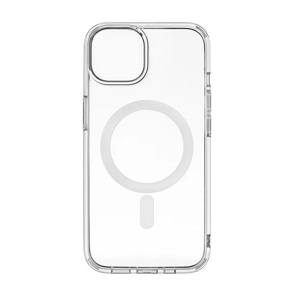 Чохол накладка Silicone Clear Case Full MagSafe для iPhone 15 Pro-clear
