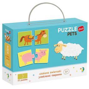 Пазлы игра "Любимые животные", 24 эл