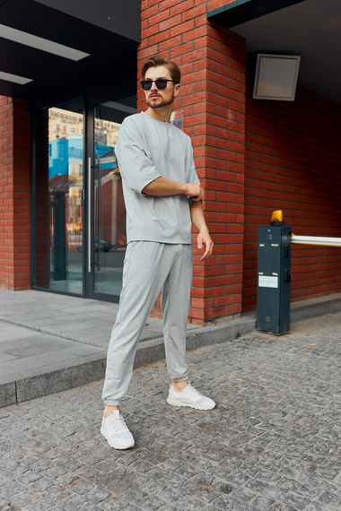 Комплект Марсель оверсайз серый S L | Зображення 2