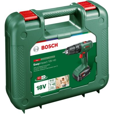 Шуруповерт Bosch EasyImpact 18V-40 18В 1х2Агод 2038Нм 0-4300-1630обхв кейс ЗП 1.4кг (0.603.9D8.107) | Зображення 2