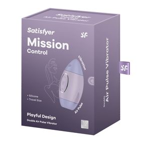 Вакуумний кліторальний вібратор - Satisfyer Mission Control Violet