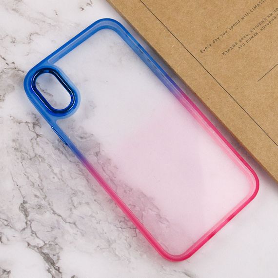Чохол TPU+PC Fresh sip series для Apple iPhone XS Max (6.5") TPU+PC, Розовый / Синий | Зображення 2