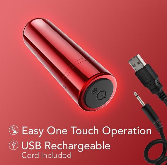 Перезаряджаєма міні-куля Blush Kool Vibes Cherry червона sexstyle | Зображення 4