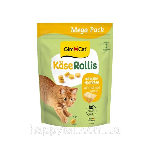 Витаминизированные таблетки GimCat Kase Rollis для котов всех пород сырные шарики 425г пауч