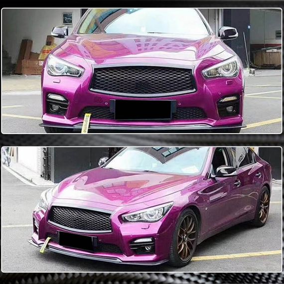 Передний Лип-спойлер V1 для Q50 Sport 2014-2017 Карбон для Infiniti Q50/Q60 | Зображення 2