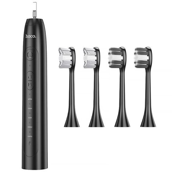 Электрическая зубная щетка Hoco HP60 Wave Black | Зображення 2